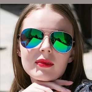 Women Aviator Polarized Lens Sunglasses